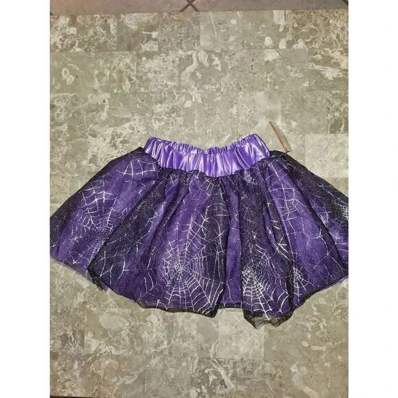 Createilogy Other - Halloween purple spiderweb Tutu ages 3-8
